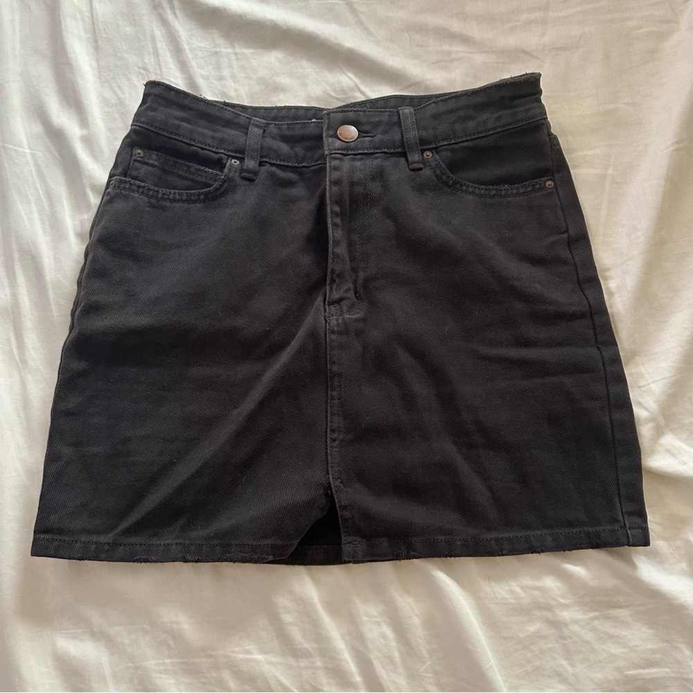 Billabong Black Denim Skirt